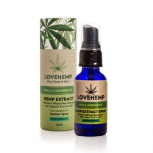 Love Hemp 400mg CBD Spray 30ml