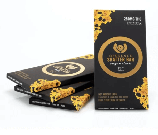 Vegan Dark Chocolate Indica Shatter Bar