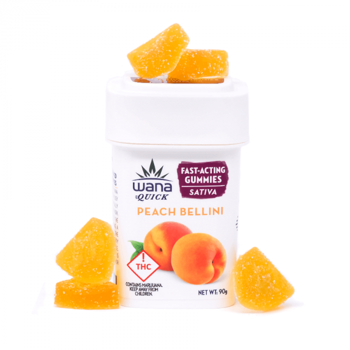 Peach Bellini Wana Gummies UK