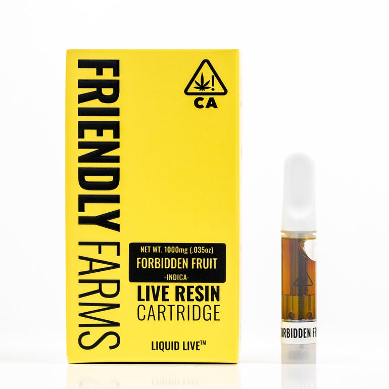 Friendly Farms Live Resin Cartridges