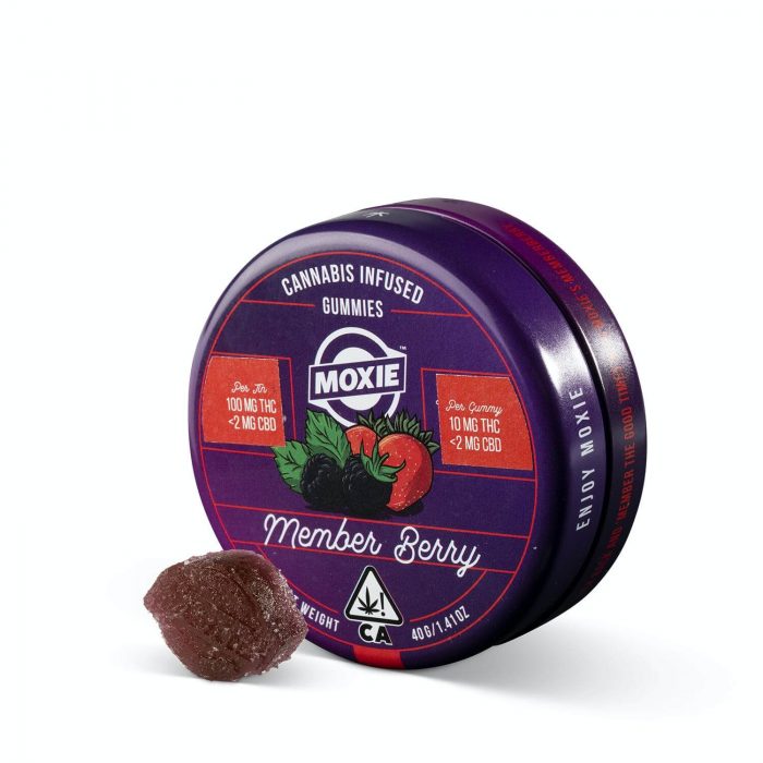 Member Berry Gummies Moxie 100mg