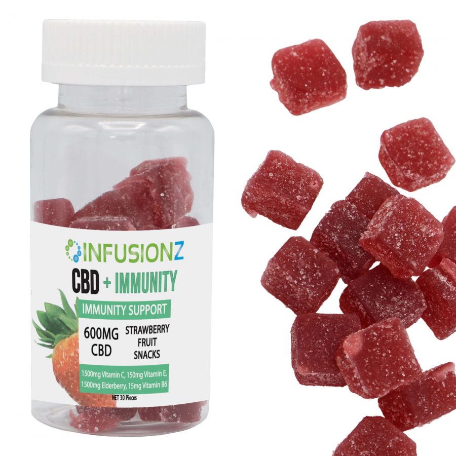 Infusionz CBD Strawberry Fruit Snacks